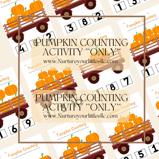 Pumpkin Counting Activity